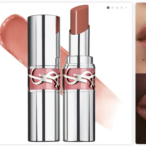 BRAND NEW YSL LOVESHINE high shine caring lipstick shade 201 rosewood blush - Picture 1 of 4
